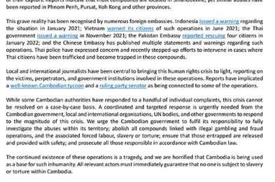 Abolish Slave Compounds in Cambodia