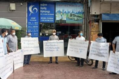 Employees Laid Off by Bus Company Linked to Tycoon Protest Years-Worth of Allegedly Stolen Wages