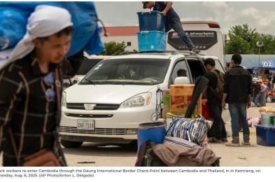 Cambodia’s Overseas Workforce Plunges 70% After Thailand Border Tensions