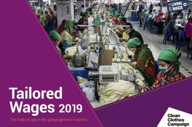 Tailored Wages 2019, the state of pay in the global garment industry