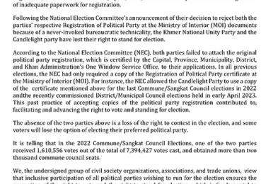 Guarantee the Rights to Vote and the Rights to Stand for the Election of Members of the National Assembly, 7th Legislature 2023